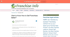 Desktop Screenshot of franchise-info.ca